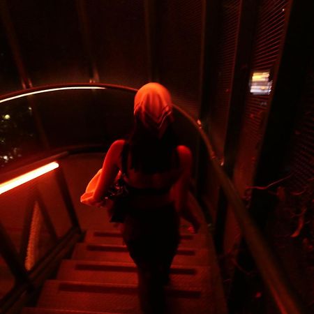 The Click Clack Hotel Medellin Exterior photo Stairs at the station