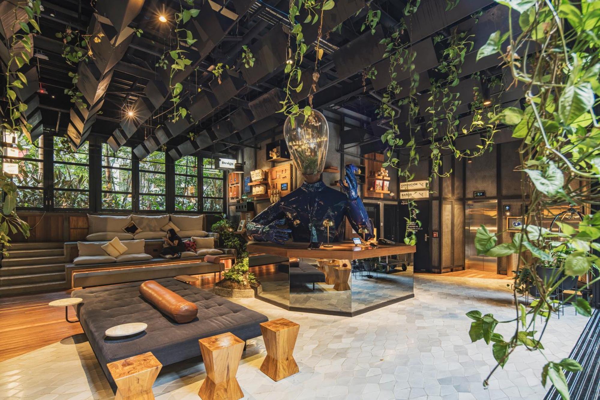 The Click Clack Hotel Medellin Exterior photo The interior of the hotel